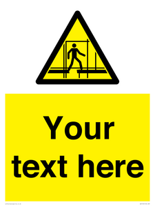 Custom Scaffold Incomplete Sign